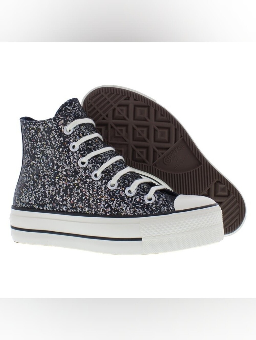 Converse Chuck Taylor All Star Platform High Top Into The Void Metallic Sneakers